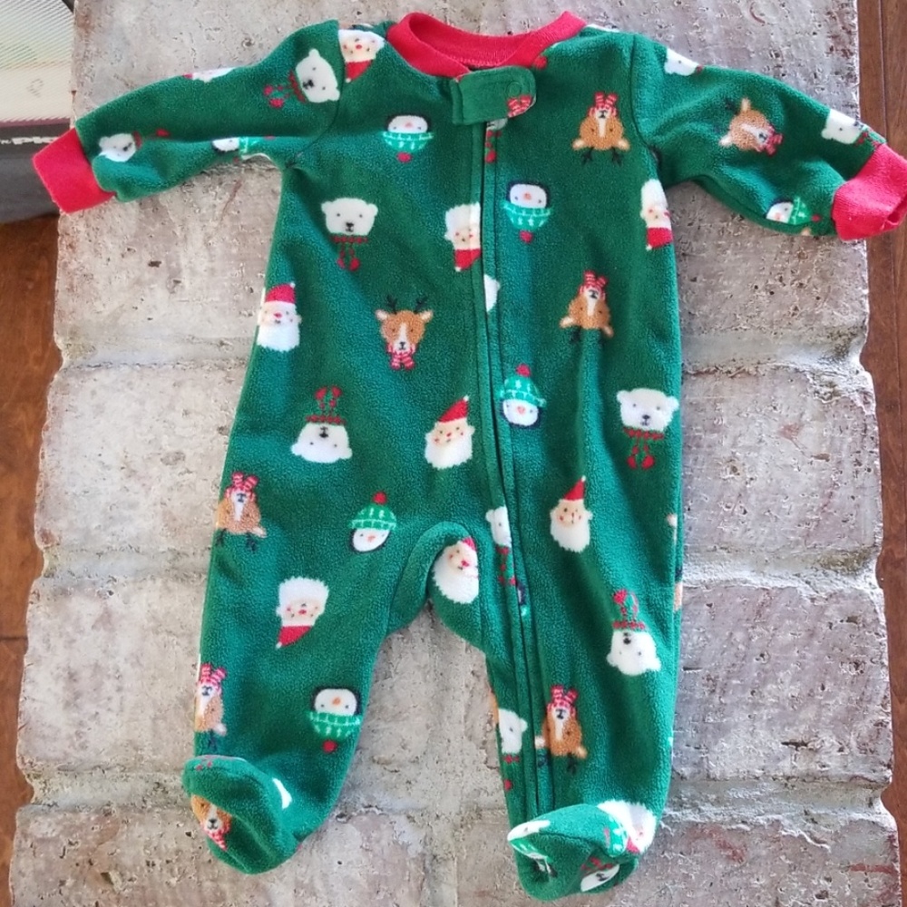 **2 for $10**  Newborn fleece onesie